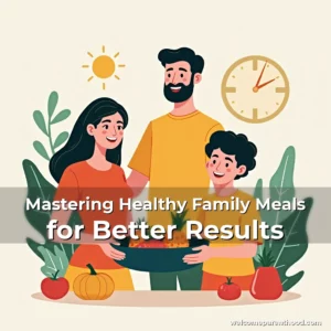 Artistic representation for Mastering Healthy Family Meals for Better Results