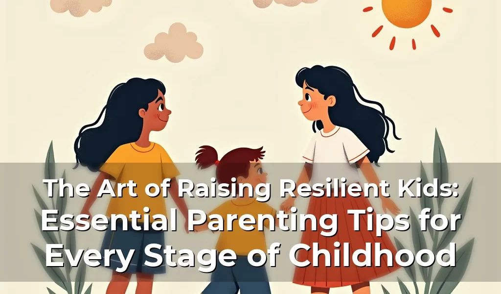 Artistic representation for The Art of Raising Resilient Kids: Essential Parenting Tips for Every Stage of Childhood