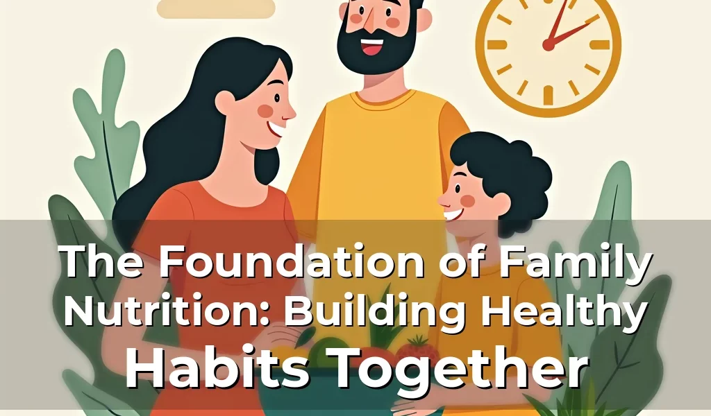 Artistic representation for The Foundation of Family Nutrition: Building Healthy Habits Together