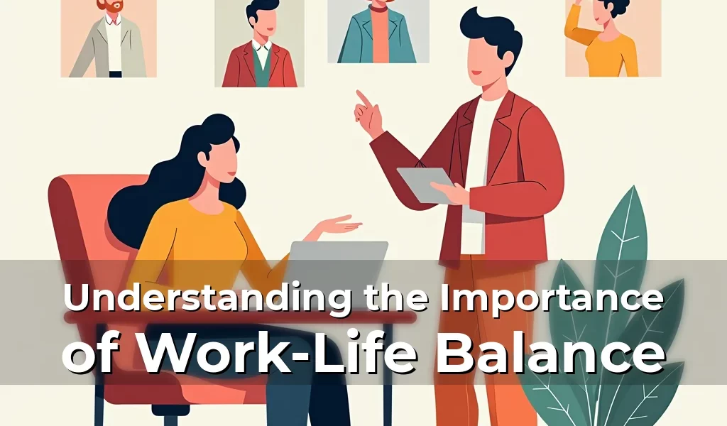 Artistic representation for Understanding the Importance of Work-Life Balance