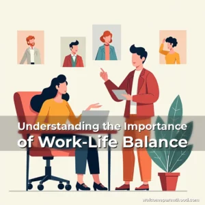 Artistic representation for Understanding the Importance of Work-Life Balance
