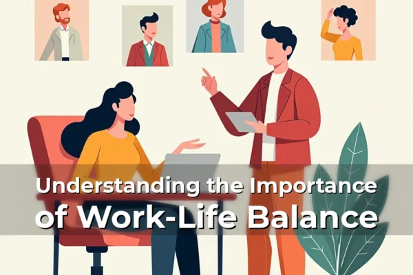 Artistic representation for Understanding the Importance of Work-Life Balance
