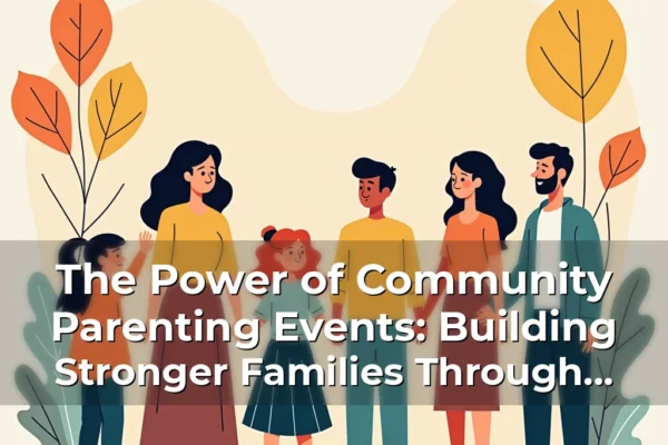 Artistic representation for The Power of Community Parenting Events: Building Stronger Families Through Shared Experiences