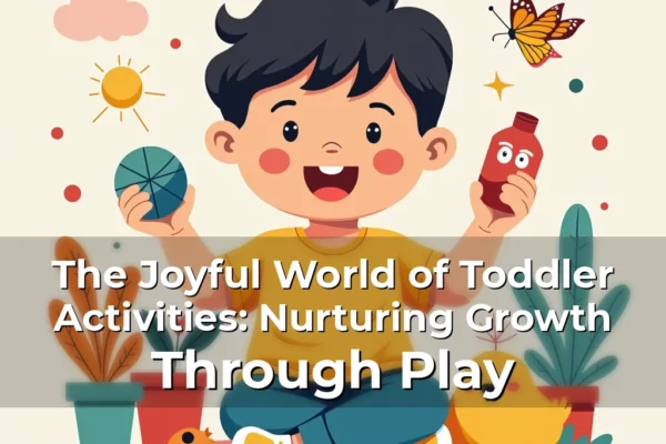 Artistic representation for The Joyful World of Toddler Activities: Nurturing Growth Through Play