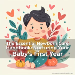 Artistic representation for The Essential Newborn Care Handbook: Nurturing Your Baby’s First Year