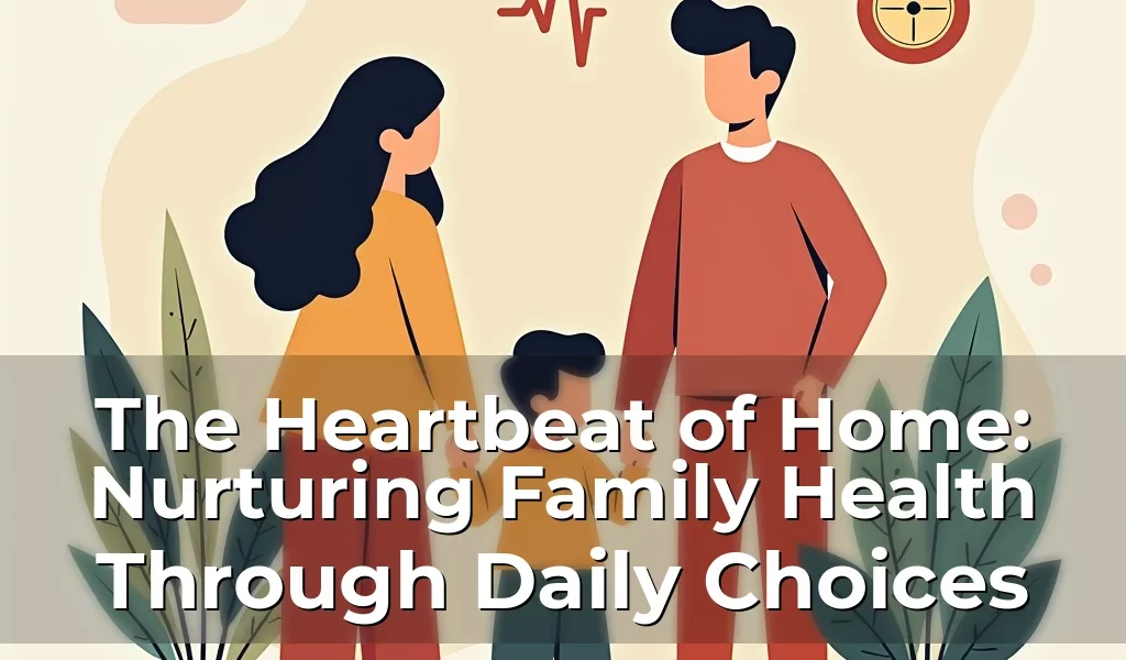 Artistic representation for The Heartbeat of Home: Nurturing Family Health Through Daily Choices