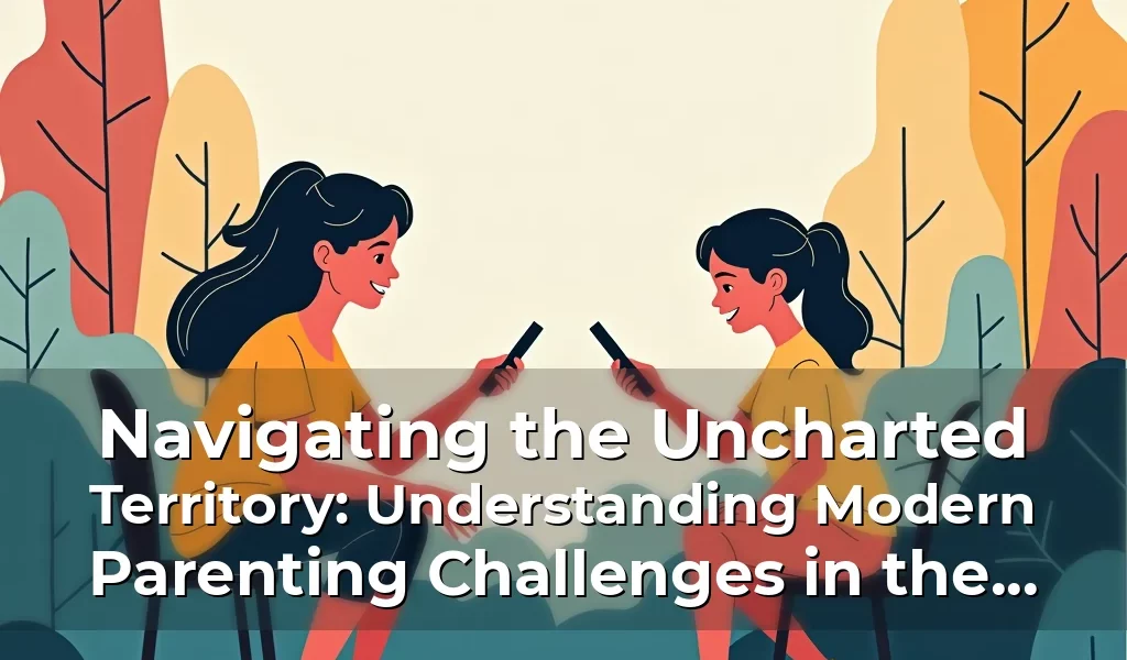 Artistic representation for Navigating the Uncharted Territory: Understanding Modern Parenting Challenges in the Digital Age