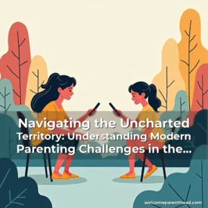 Artistic representation for Navigating the Uncharted Territory: Understanding Modern Parenting Challenges in the Digital Age