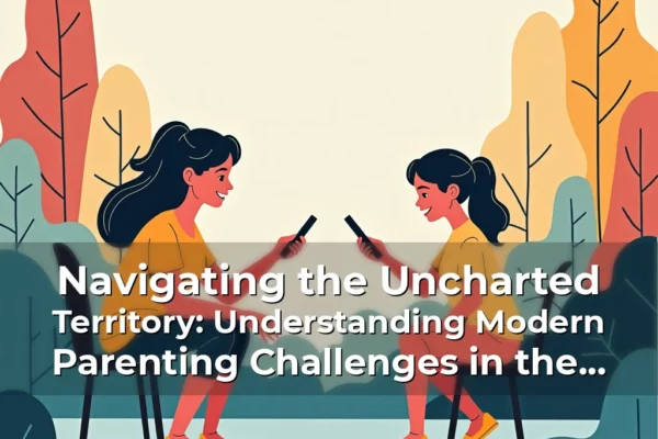 Artistic representation for Navigating the Uncharted Territory: Understanding Modern Parenting Challenges in the Digital Age