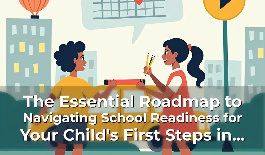 Artistic representation for The Essential Roadmap to Navigating School Readiness for Your Child's First Steps in Education