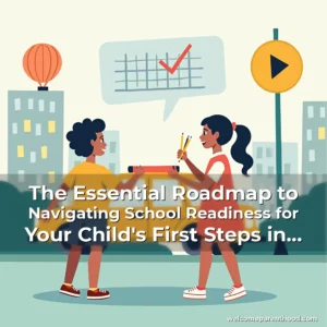 Artistic representation for The Essential Roadmap to Navigating School Readiness for Your Child's First Steps in Education