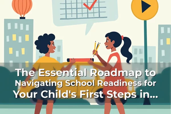 Artistic representation for The Essential Roadmap to Navigating School Readiness for Your Child's First Steps in Education